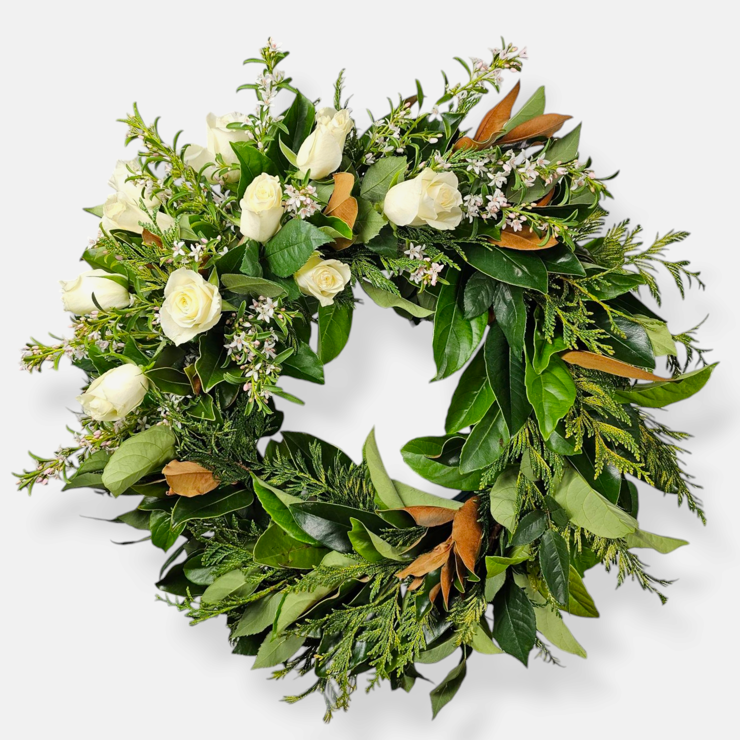Eternal Serenity Funeral Wreath - Petalo - Flower Delivery Melbourne