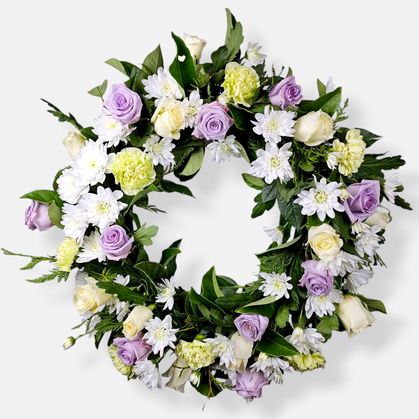 Enchanted Elegance Funeral Wreath - Petalo - Flower Delivery Melbourne