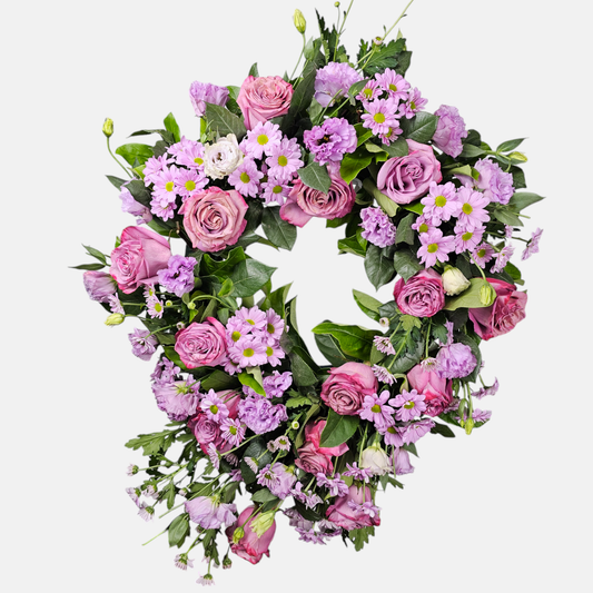 Regal Blossom Funeral Wreath - Petalo - Flower Delivery Melbourne