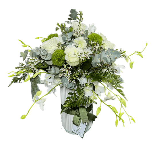 Opulent Rose & Orchid Vase - Petalo - Flower Delivery Melbourne