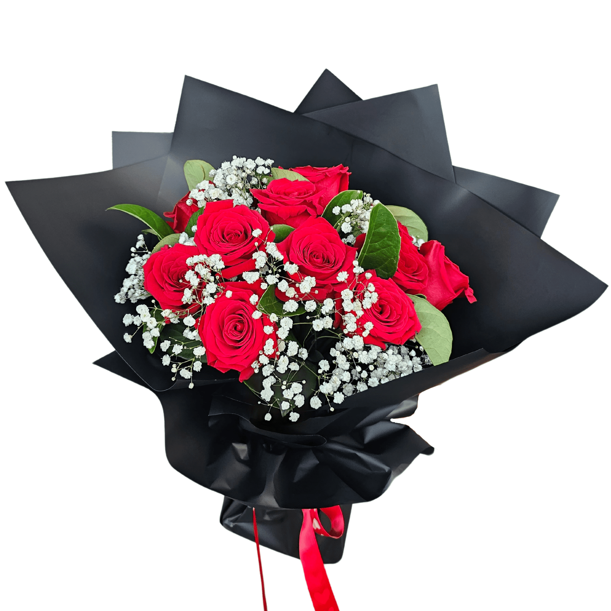 Romantic Red Rose Bouquet - Petalo - Flower Delivery Melbourne