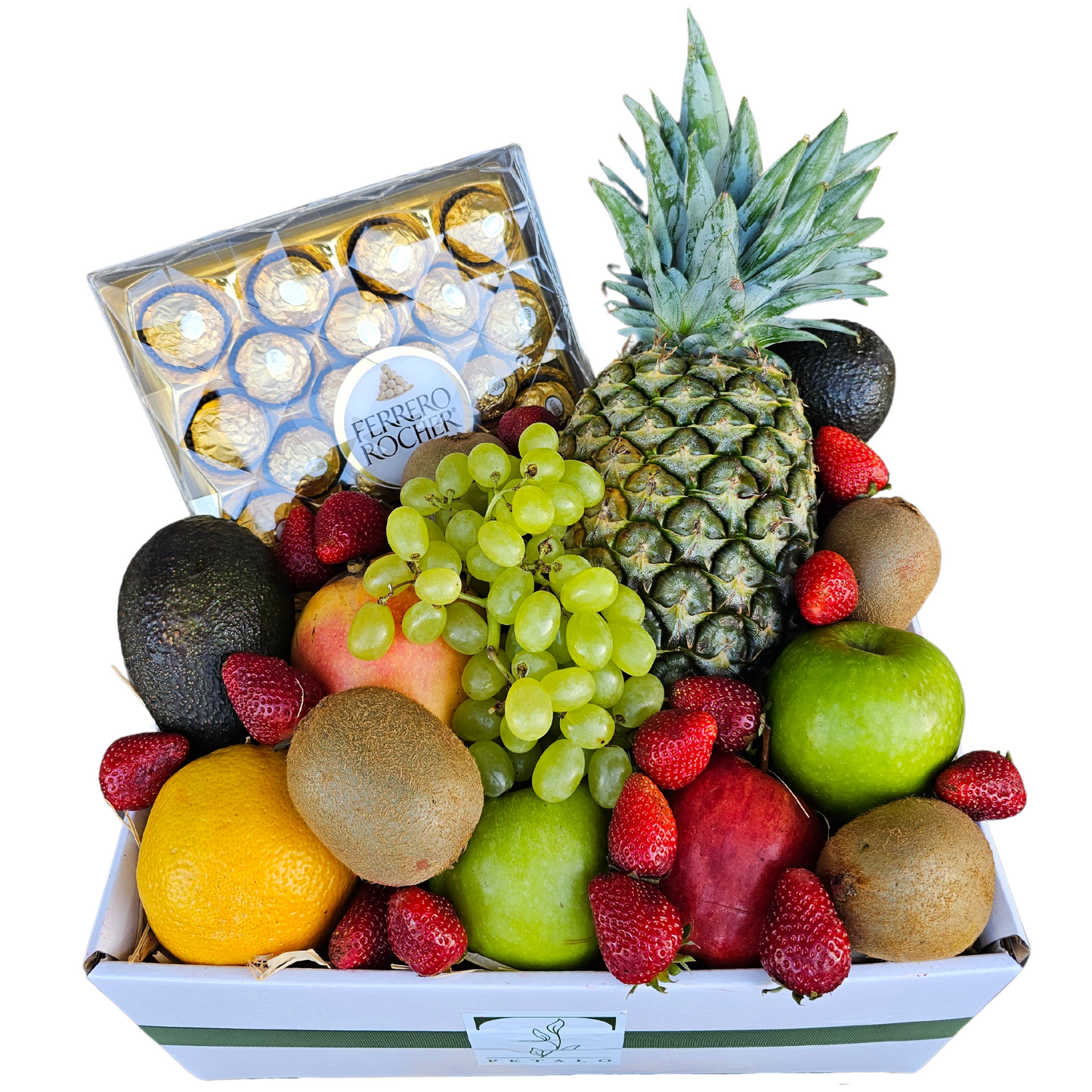 Deluxe Fruit Hamper with Chocs - Petalo - Flower Delivery Melbourne