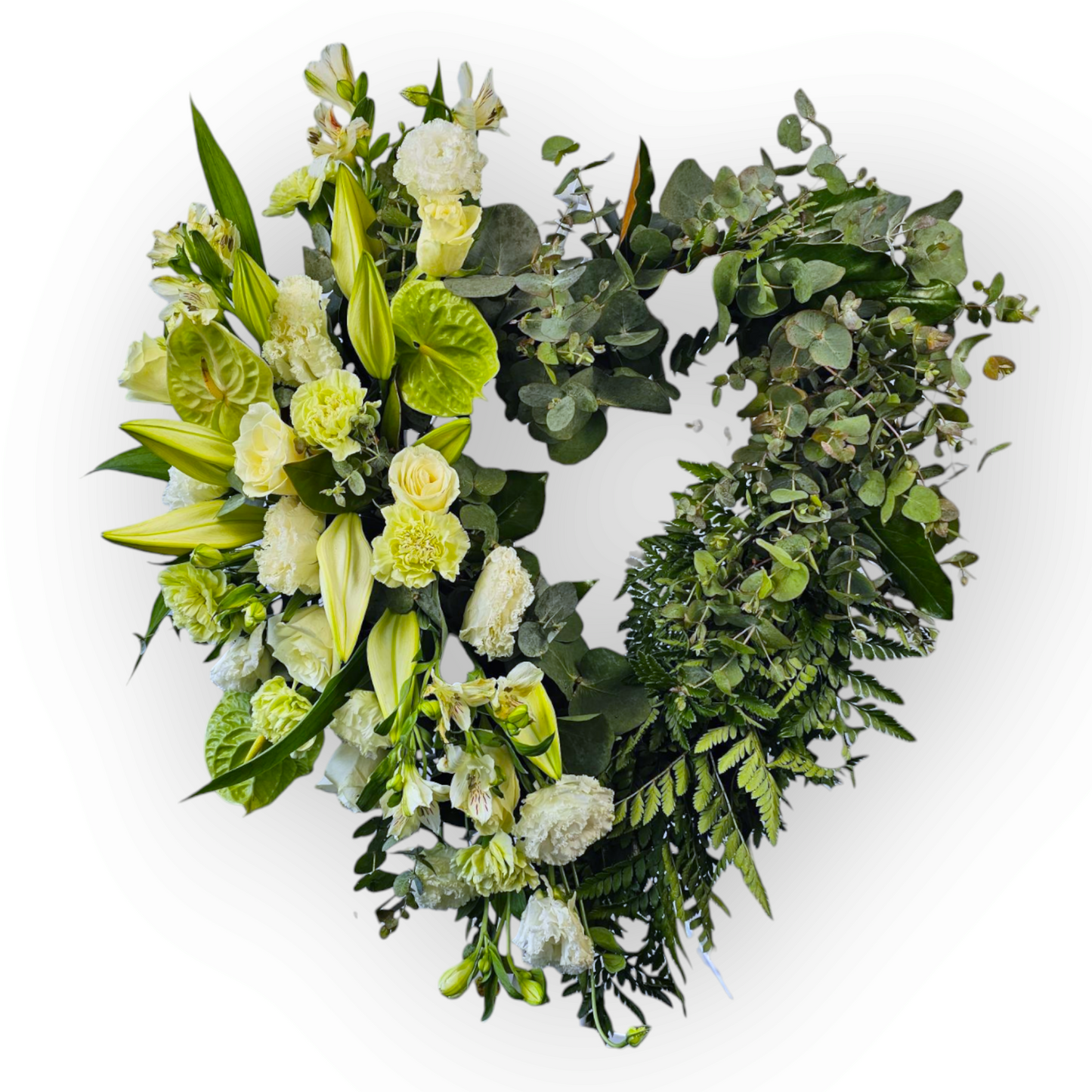 Heart Funeral Wreath - Petalo - Flower Delivery Melbourne