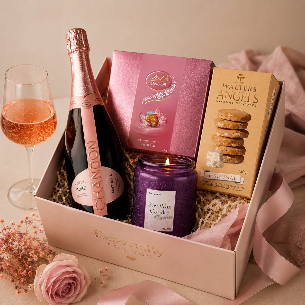 Chandon Rose Indulgence Gift Hamper