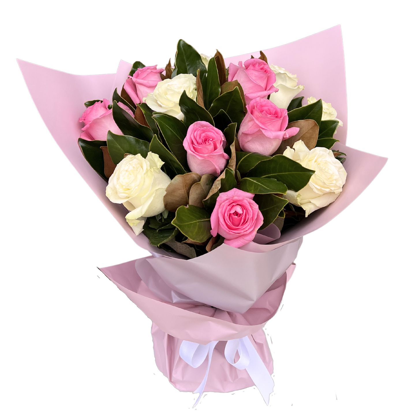 Pastel Rose Bouquet - Pink & White - Petalo - Flower Delivery Melbourne  