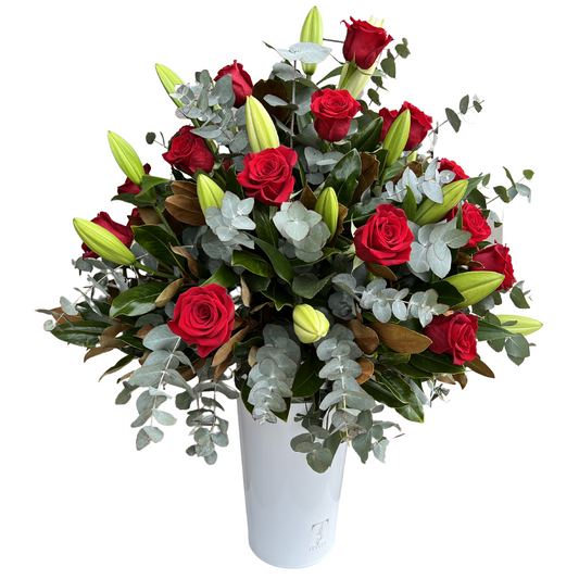 Red Royal Romance Roses - Petalo - Flower Delivery Melbourne  