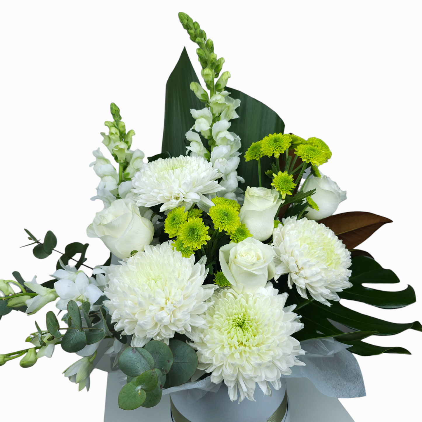 Angel's Touch Hatbox - Petalo - Flower Delivery Melbourne  