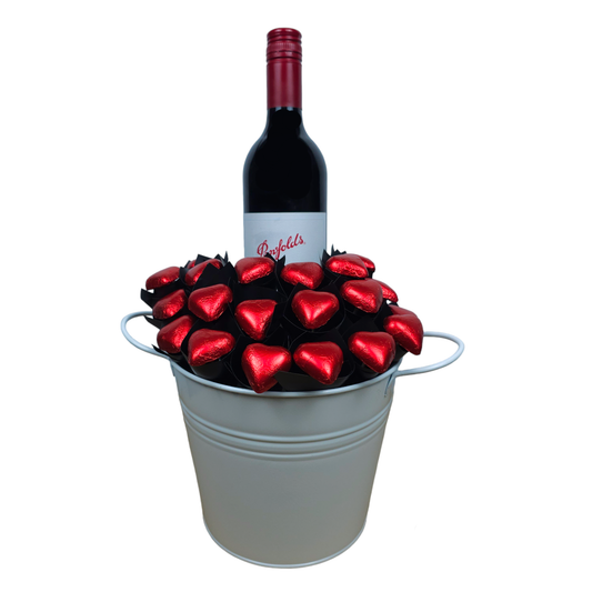 Heart Chocolate Bouquet - Petalo - Flower Delivery Melbourne  