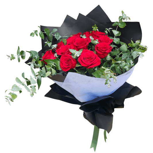 Deluxe Red Roses Bouquet - Petalo - Flower Delivery Melbourne  