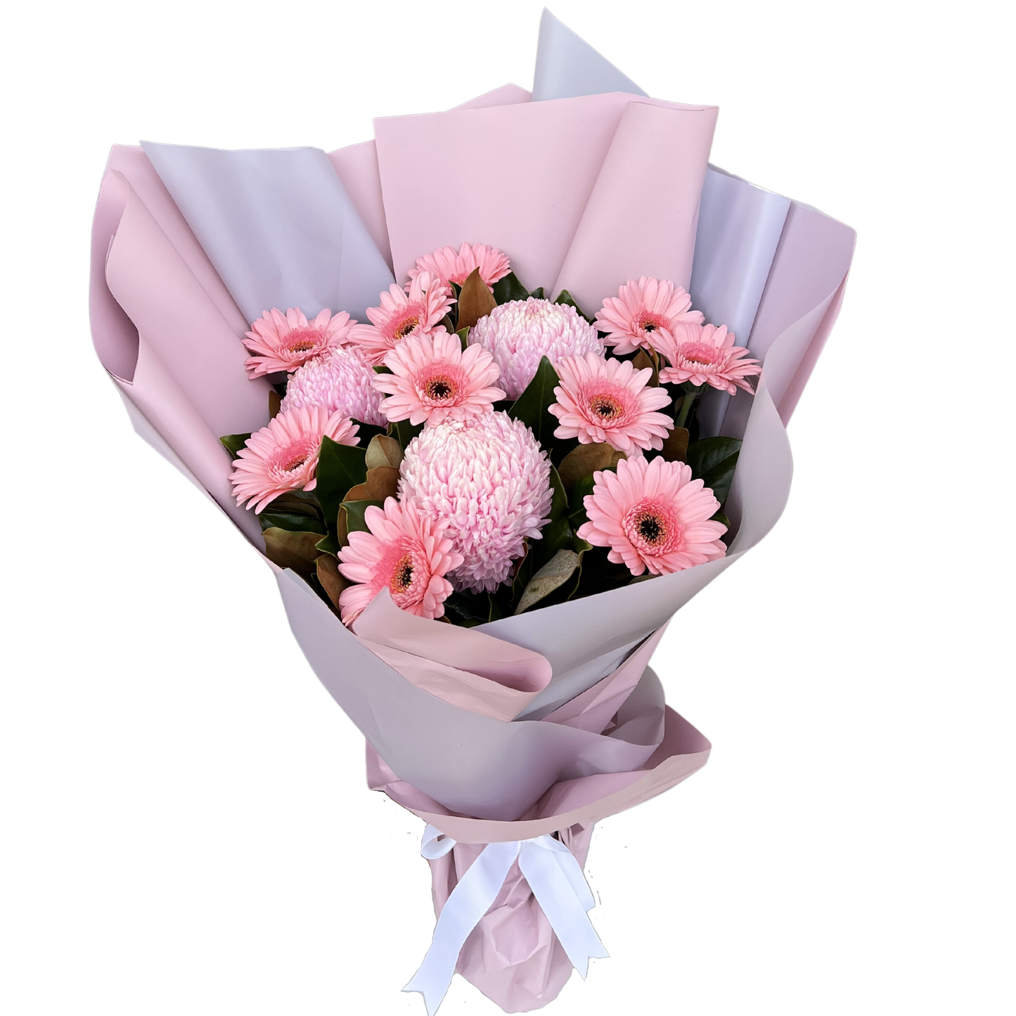 Radiant Pink Gerbera & Disbud Bouquet | Flower Delivery Melbourne – Petalo