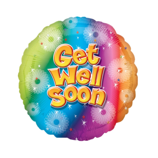 Get Well Soon Foil Balloon - Petalo - Flower Delivery Melbourne  