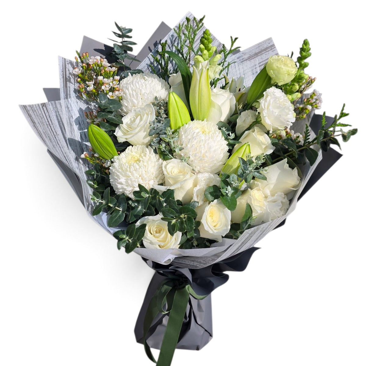 White Elegance Bouquet - Large