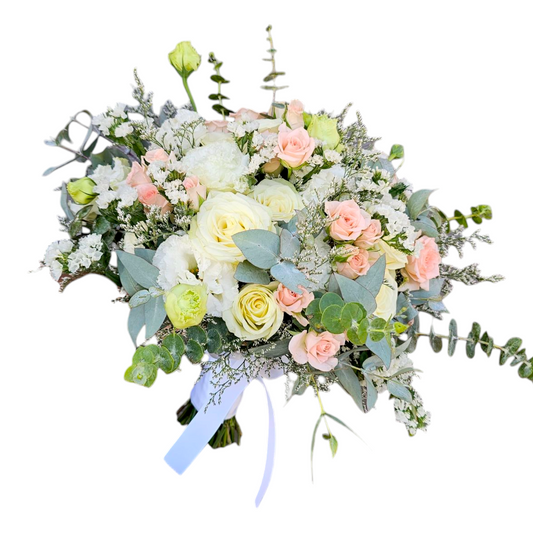 Bridal Bouquet - Blush Pink & White - Petalo - Flower Delivery Melbourne  