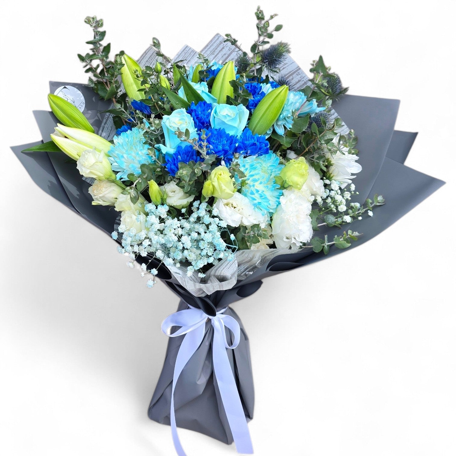 Blissful Blue Bouquet - Petalo - Flower Delivery Melbourne  