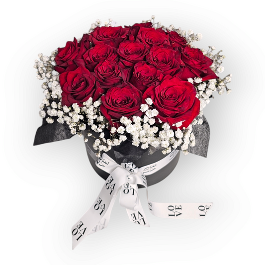 Blissful Roses Hatbox
