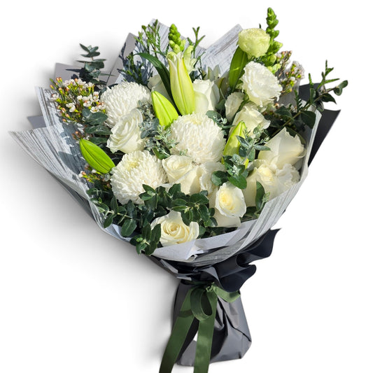 White Elegance Bouquet - Large