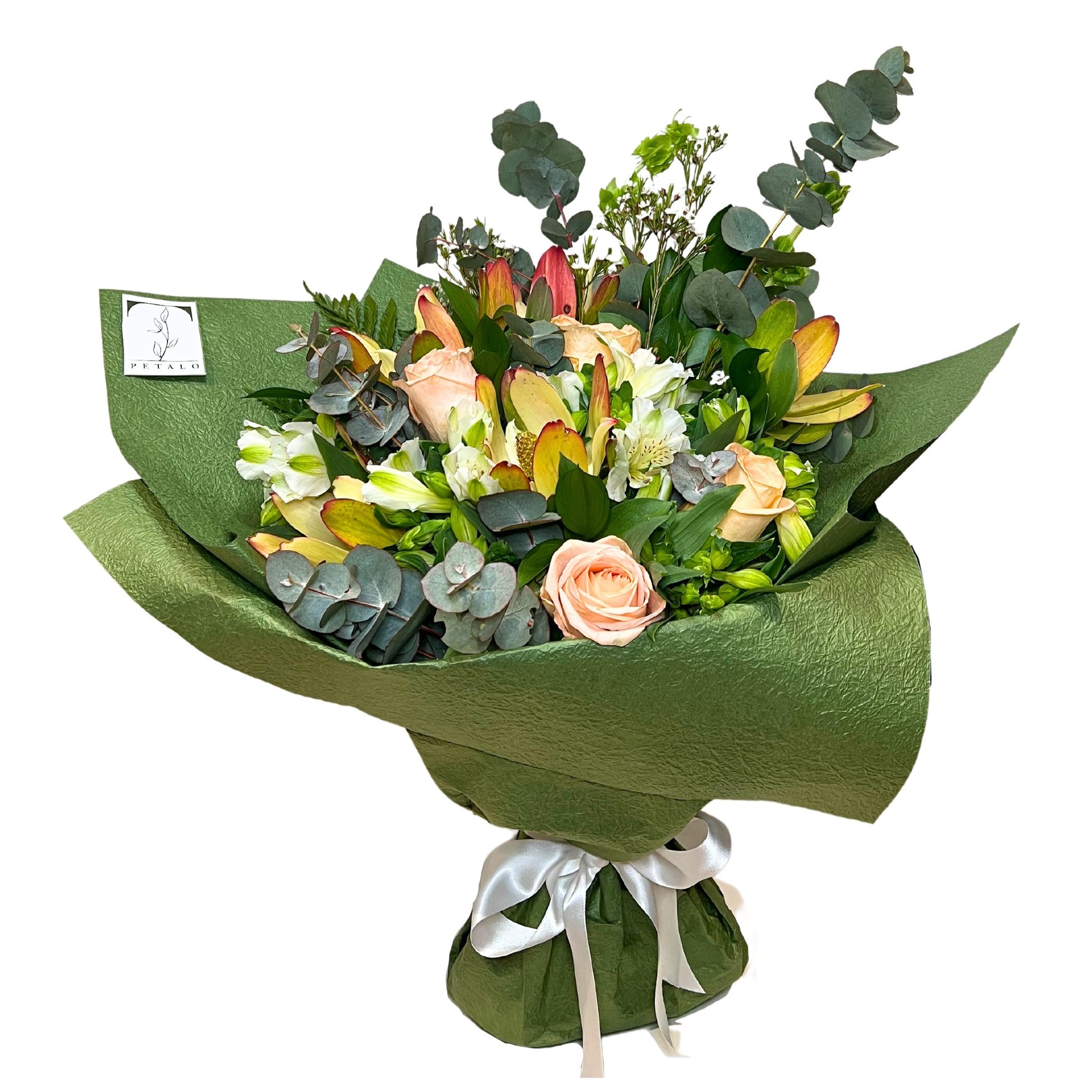 Peachy Wildflower Bunch - Petalo - Flower Delivery Melbourne  